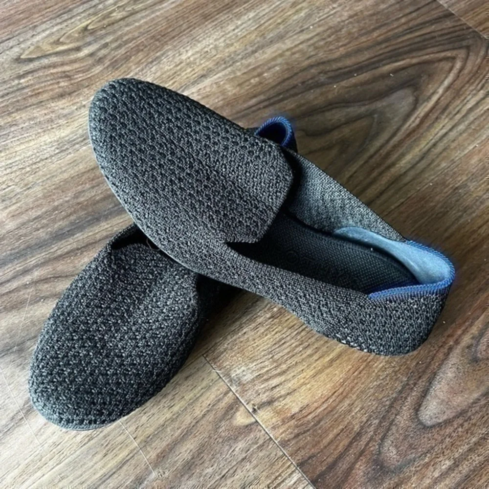 Rothy’s The Loafer in Black Honeycomb, size 7